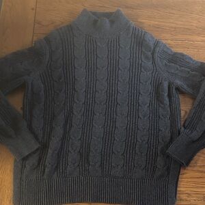 Banana Republic Dark Gray Turtleneck Sweater
